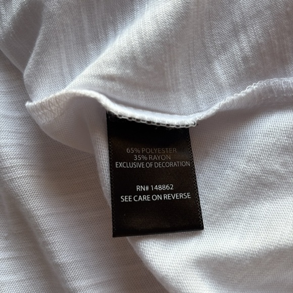 NWT TORRID Long White Tank Top - Picture 6 of 10